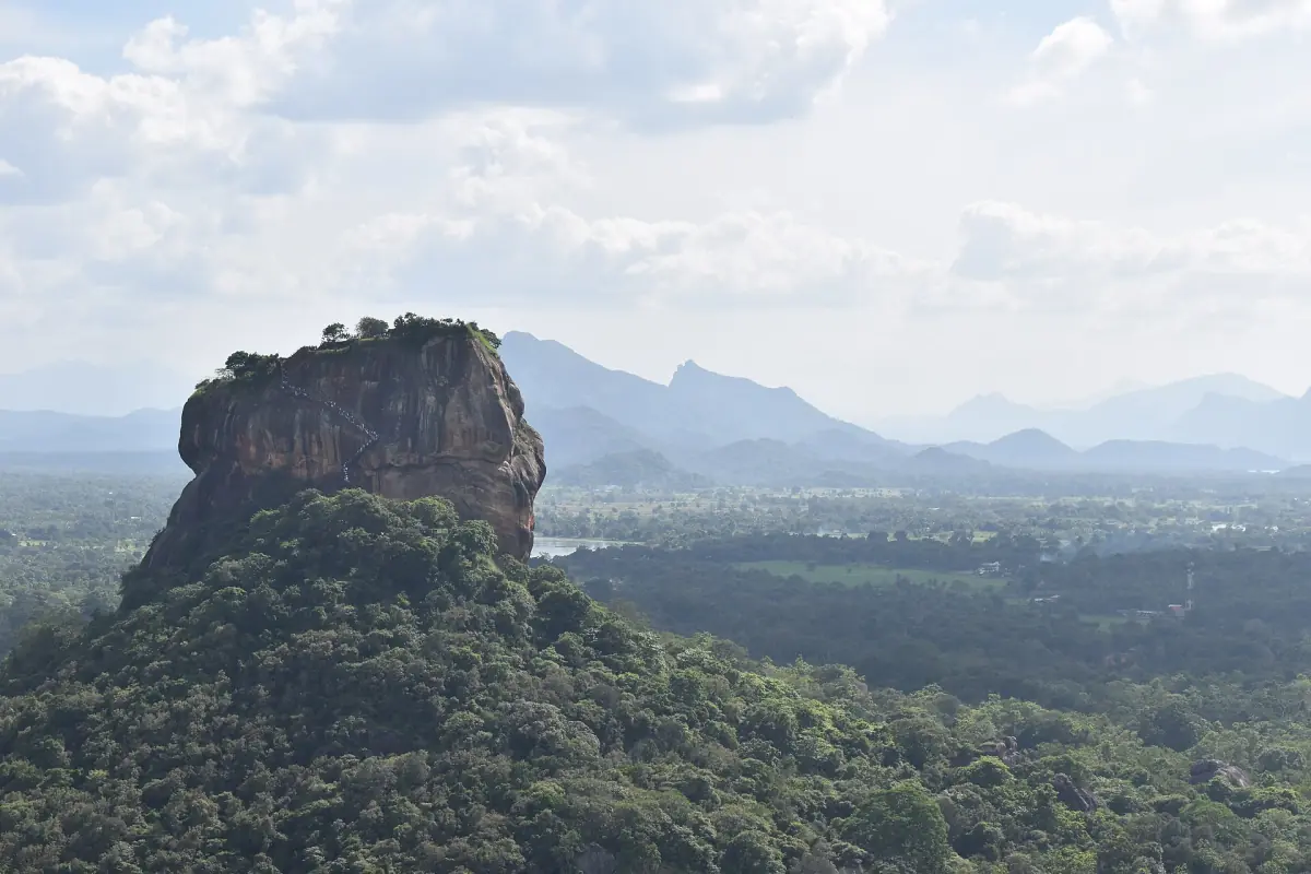 Sigiriya seen from Pidurangala