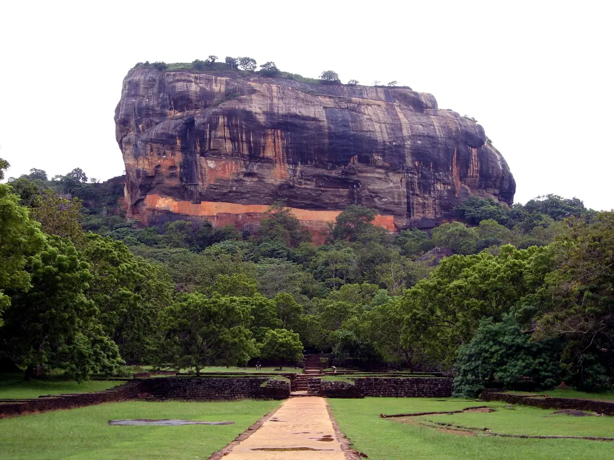 The gardens and the rock